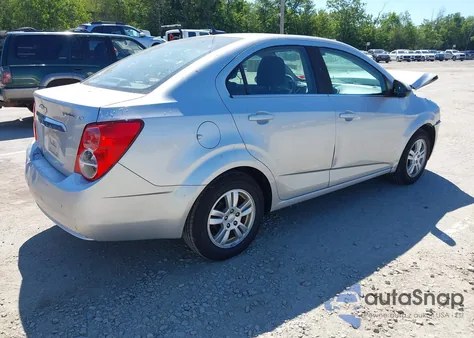 2013 Chevrolet Sonic Lt from USA, damaged, VIN 1G1JC5SH0D4191082